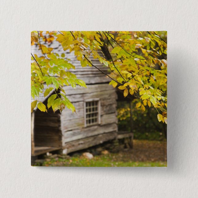 USA, Tennessee, Gatlinburg. Great Smoky 15 Cm Square Badge (Front)