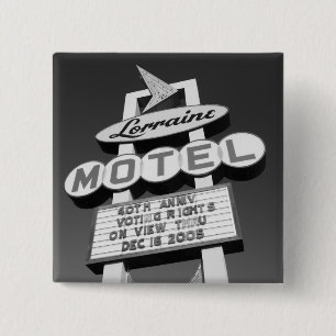USA, Tennessee, Memphis,National Civil Rights 15 Cm Square Badge