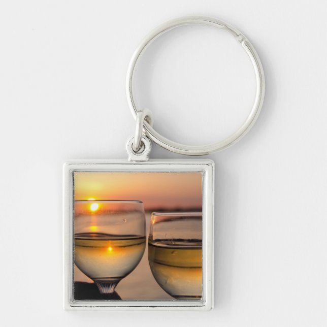 USA, Tennessee, Mississippi River Near Memphis Key Ring (Front)