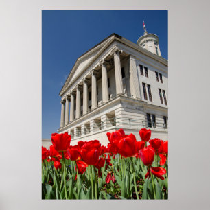 USA, Tennessee, Nashville. Historic Tennessee Poster