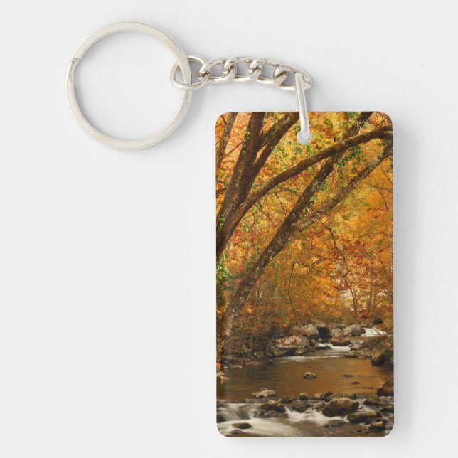 USA, Tennessee. Rushing Mountain Creek 3 Key Ring (Front)
