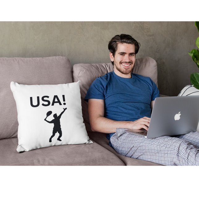 USA tennis player using dot as a ball  Cushion (Creator Uploaded)