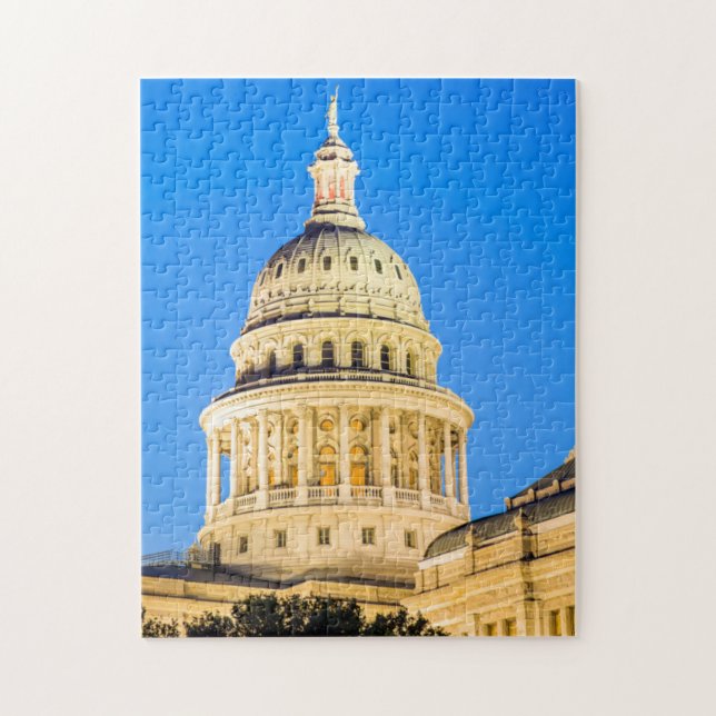 USA, Texas, Austin. Capitol Building (1888) 2 Jigsaw Puzzle (Vertical)