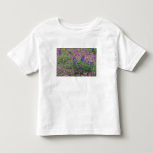 USA, Texas Hill Country. Bluebonnets among phlox Toddler T-Shirt