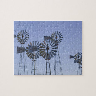 USA, TEXAS, Lubbock: American Wind Power Centre Jigsaw Puzzle