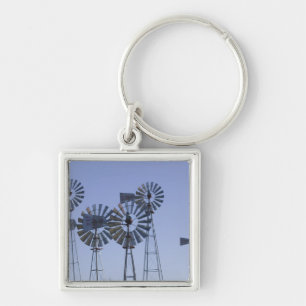 USA, TEXAS, Lubbock: American Wind Power Centre Key Ring