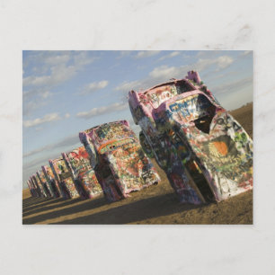 USA, TEXAS, Panhandle Area, Amarillo: Cadillac Postcard