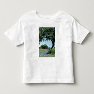 USA, Texas, Texas Hill Country Paintbrush and Toddler T-Shirt