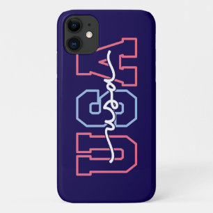 USA Text 4th Of July Design-62118 iPhone 11 Case
