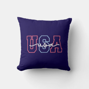 USA Text 4th Of July Design-62118 Cushion