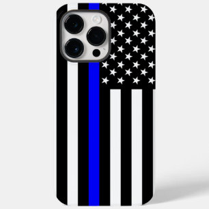 USA Thin Blue Line Case-Mate iPhone 14 Pro Max Case