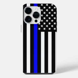 USA Thin Blue Line iPhone 14 Pro Max Case