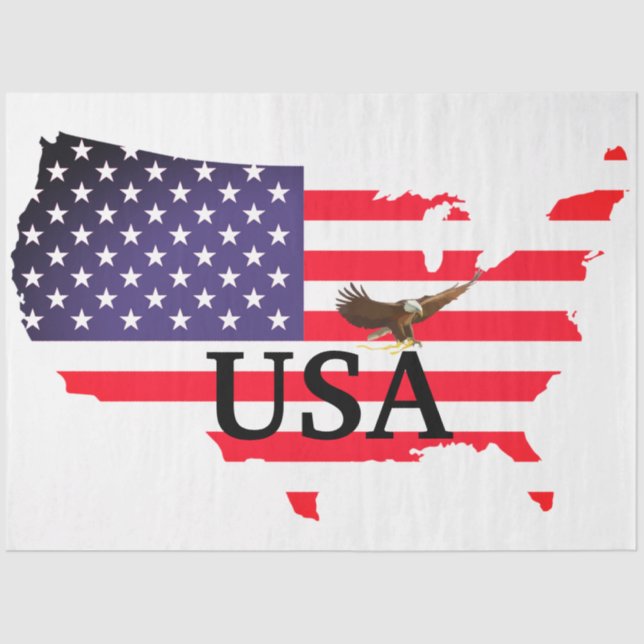 USA Tissue/Decoupage Paper (Front)