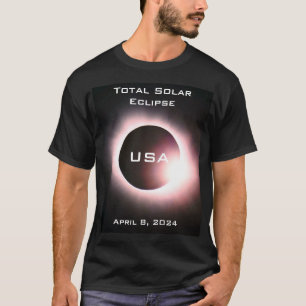 USA Total solar eclipse April 8, 2024 T-Shirt