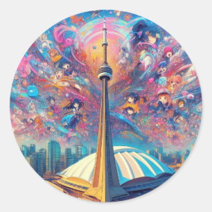 USA Tower Sticker - Iconic American Skylin