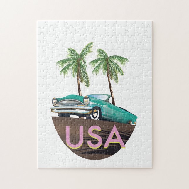 USA Tropical Jigsaw Puzzle (Vertical)