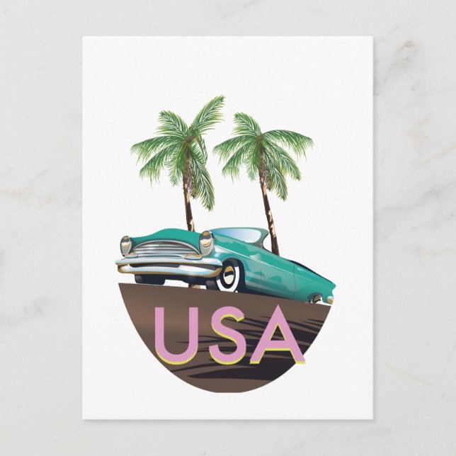 USA Tropical Postcard (Front)