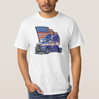 USA Truck Driver Mens Value T-shirt