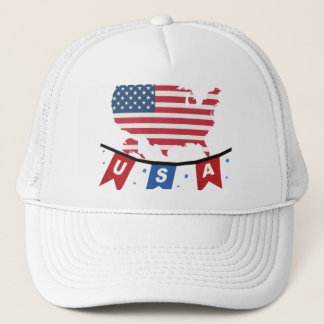 USA TRUCKER HAT