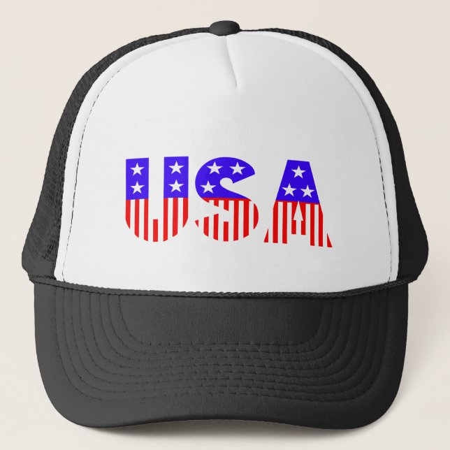 USA TRUCKER HAT (Front)