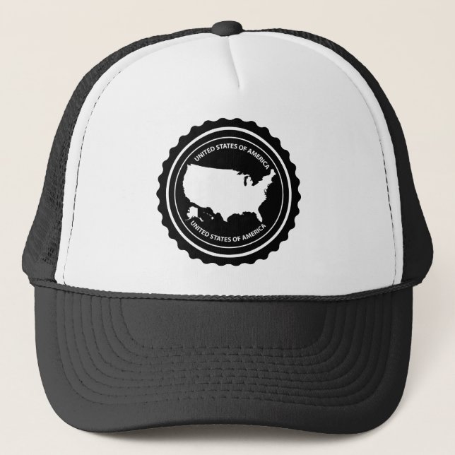 USA TRUCKER HAT (Front)