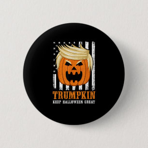 Usa Trumpkin Keep Halloween Great Funny 6 Cm Round Badge
