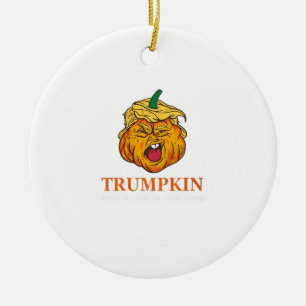 Usa Trumpkin Make Halloween Great Again Costume Cl Ceramic Ornament