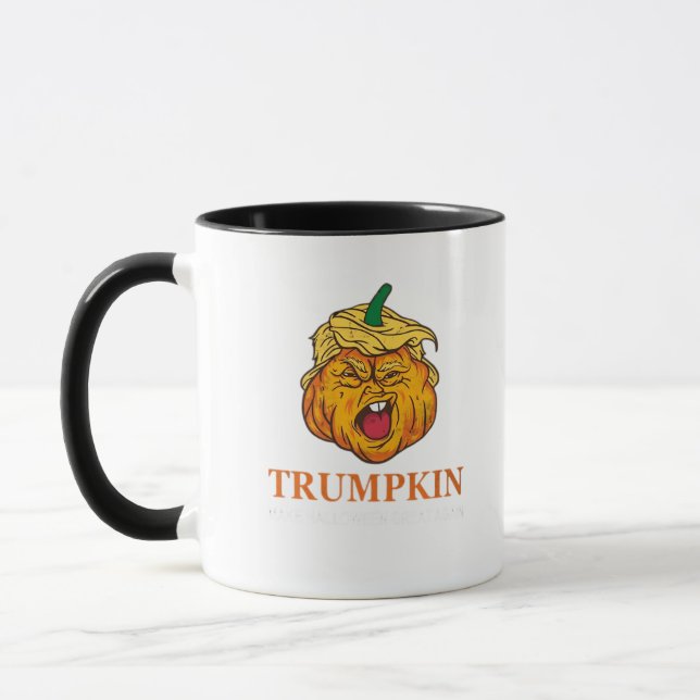 Usa Trumpkin Make Halloween Great Again Costume Cl Mug (Left)