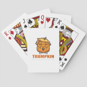 Usa Trumpkin Make Halloween Great Again Costume Cl Playing Cards