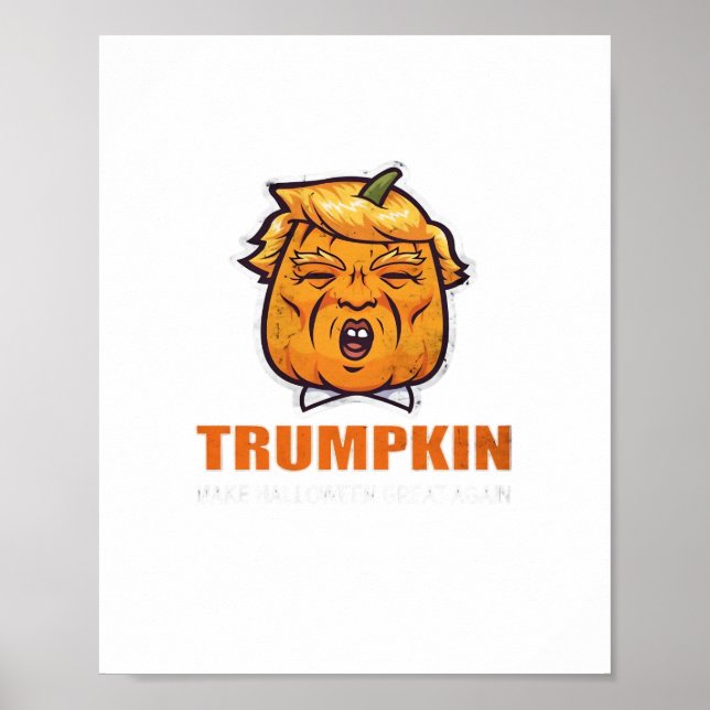 Usa Trumpkin Make Halloween Great Again Costume Cl Poster (Front)