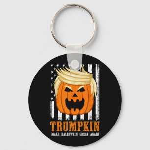 USA Trumpkin Make Halloween Great Again Funny Key Ring