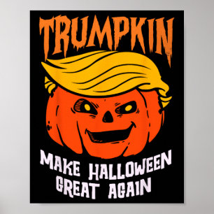 Usa Trumpkin Make Halloween Great Again Funny Poster