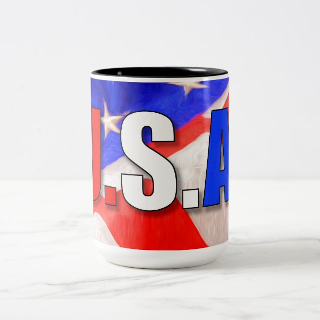 USA Two-Tone COFFEE MUG (Center)