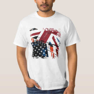 USA-UK Grungy T-Shirt