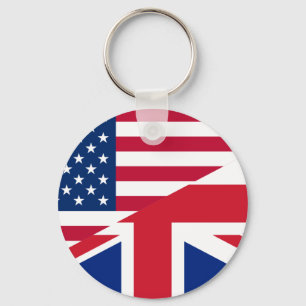 usa uk key ring