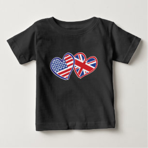 USA---UK-Love Baby T-Shirt