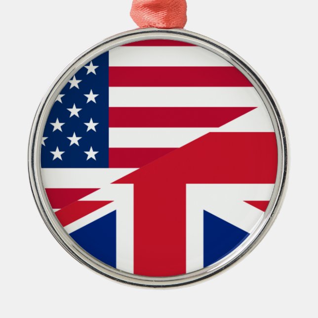 usa uk metal ornament (Front)