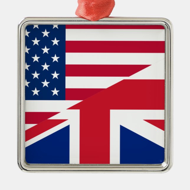 usa uk metal ornament (Front)