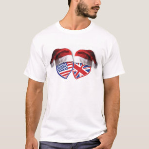USA-UK-Santa-Hats T-Shirt