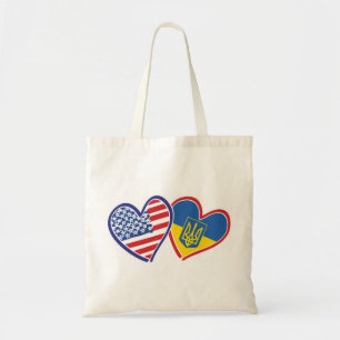 USA-Ukraine-Flags Tote Bag