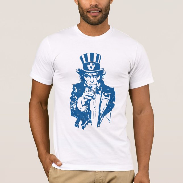 USA uncle sam soccer T-Shirt (Front)