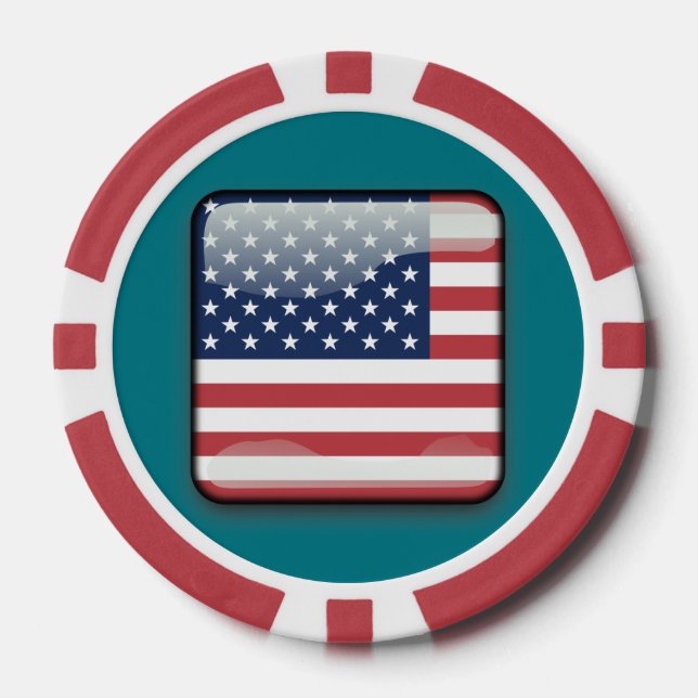 USA United State Poker Chip (Front)