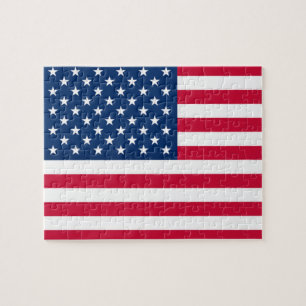 USA - United States of America - Flag - Patriotic  Jigsaw Puzzle