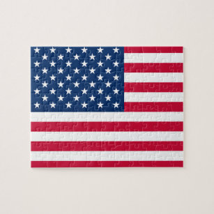 USA - United States of America - Flag - Patriotic  Jigsaw Puzzle
