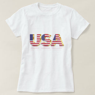 USA - United States of America - Flag - Patriotic  T-Shirt