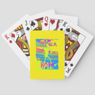 USA Unity Design: Hope and Strength Playing Cards