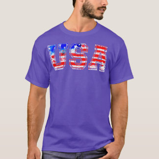 USA US Flag 4th Of July America T-Shirt