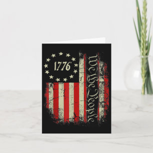 Usa Us Flag Patriotic 4th Of July America Card