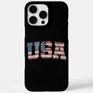 USA US Flag Patriotic 4th of July America iPhone 16 Pro Max Case
