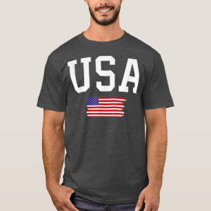 USA US Flag Patriotic 4th of July America T-Shirt